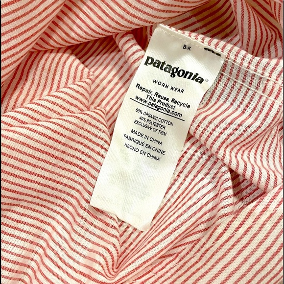 NWOT Patagonia Mens Short Sleeve Shirt / Organic cotton / one pocket Size XL - Picture 11 of 13